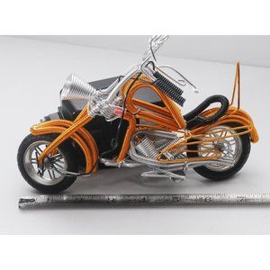 Motorcycle Metal Artwork  Wire Sculpture 7"  folk art